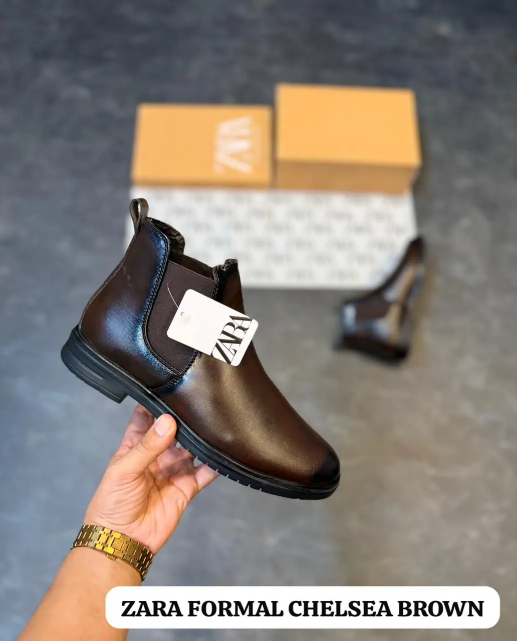 Formal Brown Chelsea Boots (4) Formal Brown Chelsea Boots – Men's Sophisticated Style Footwear