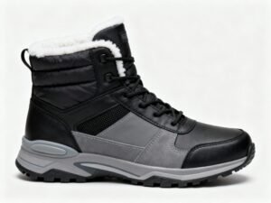 Insulated high-top winter sneakers