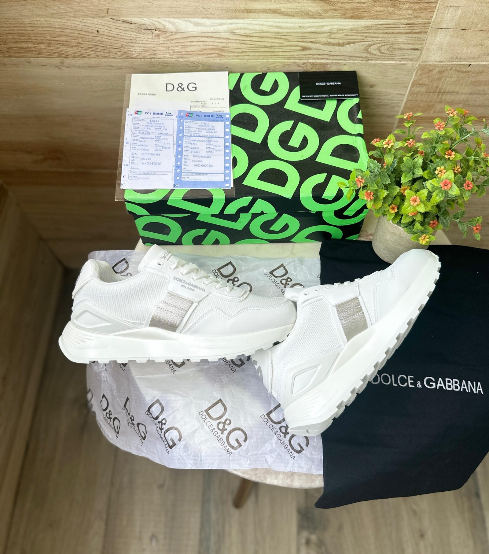 Korean-Inspired White Premium Sneakers – Boys' Modern Style Shoes