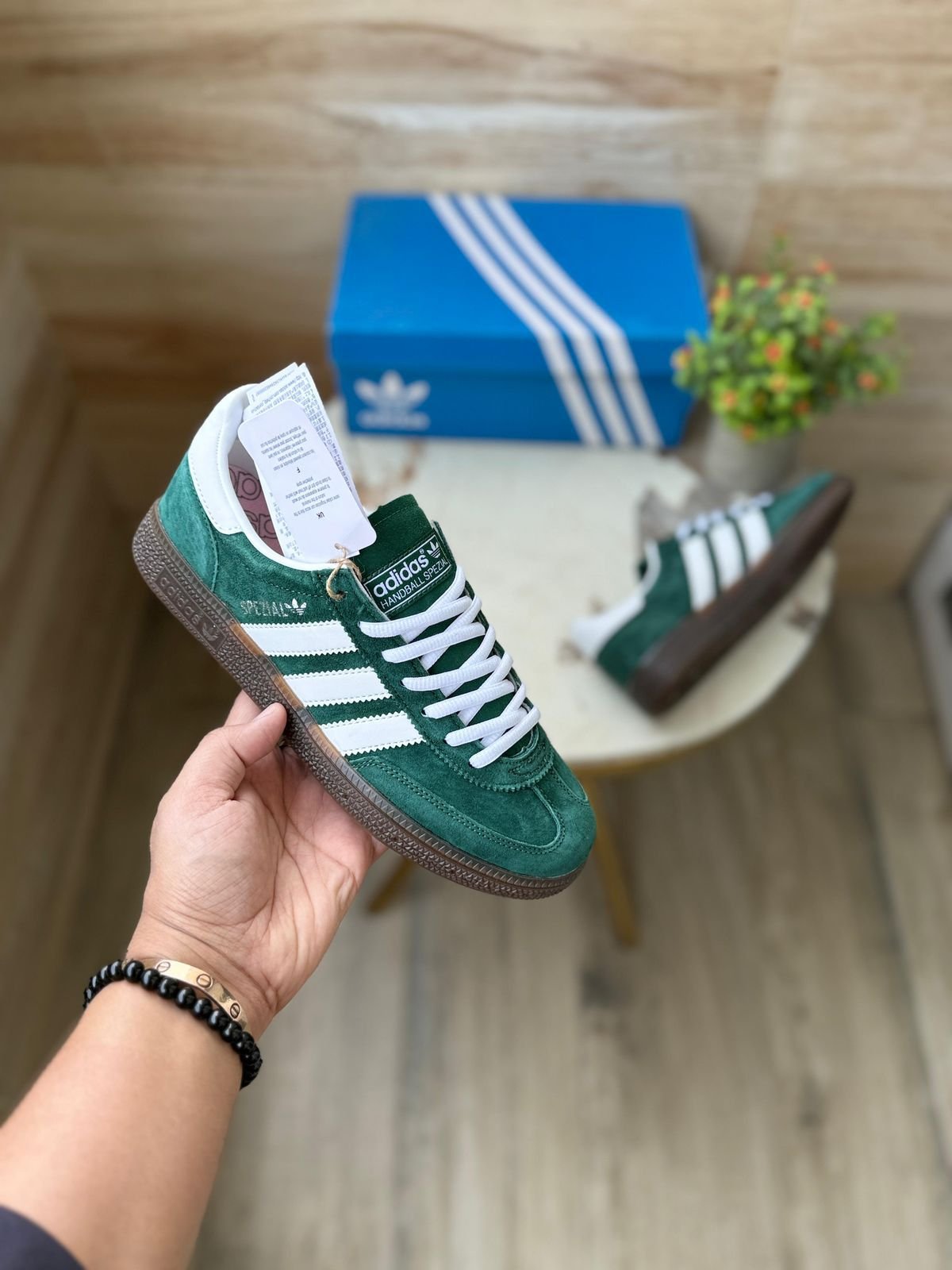 Originals Handball Spezial Preloved Green Unisex Sneakers (3) Originals Handball Spezial Preloved Green Unisex Sneakers (3)