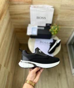 Premium Black & White Boys’ Sneakers – Big Brand Style (1)