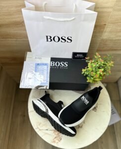 Premium Black & White Boys’ Sneakers – Big Brand Style (4)