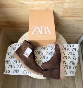 Premium Mid Ankle Zip Suede Leather Boots – 5 Colors (21)