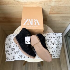 Premium Mid Ankle Zip Suede Leather Boots – 5 Colors (7)