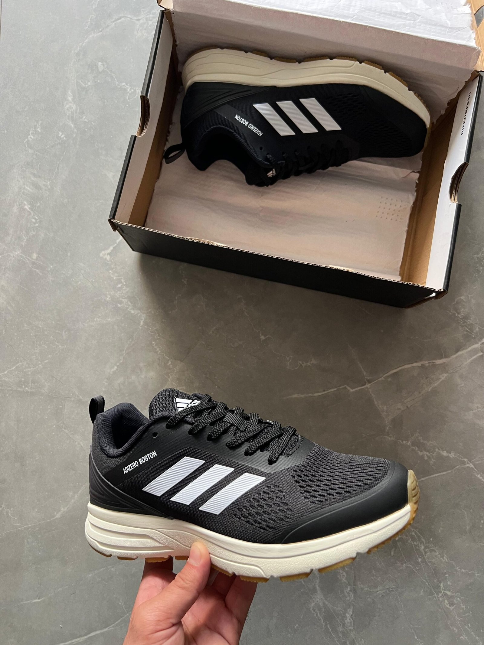 Adizero Boston Running Sneakers (1) Adizero Boston Running Sneakers – Boys' Performance Shoes, 4 Colors