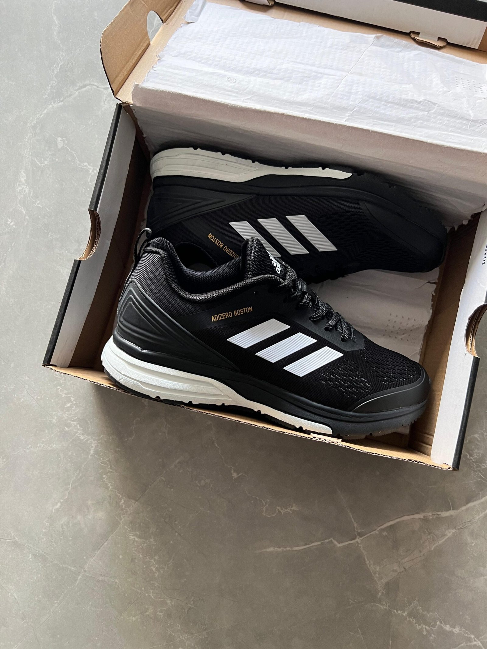 Adizero Boston Running Sneakers (4) Adizero Boston Running Sneakers – Boys' Performance Shoes, 4 Colors