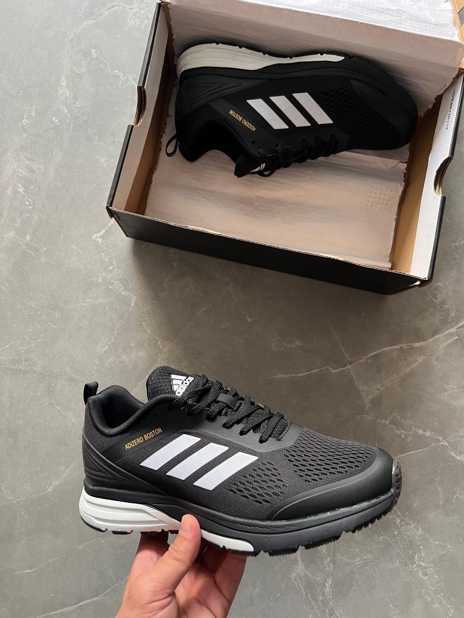 Adizero Boston Running Sneakers (5) Adizero Boston Running Sneakers – Boys' Performance Shoes, 4 Colors