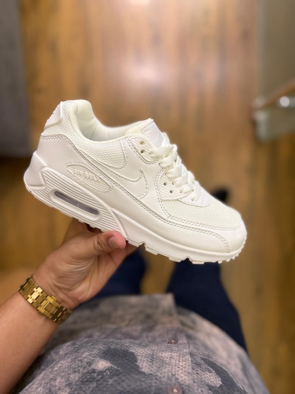 Air Max 90 Triple White Low (1) Air Max 90 Triple White Low-Top Unisex Sneakers