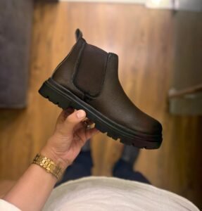 Chunky Chelsea Boots – Black and Brown Design, 2 Color Options