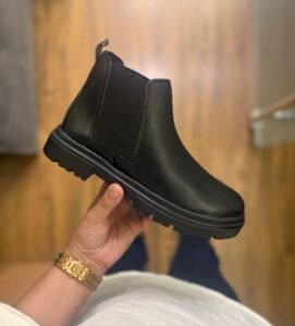 Chunky Chelsea Boots – Black and Brown Design, 2 Color Options