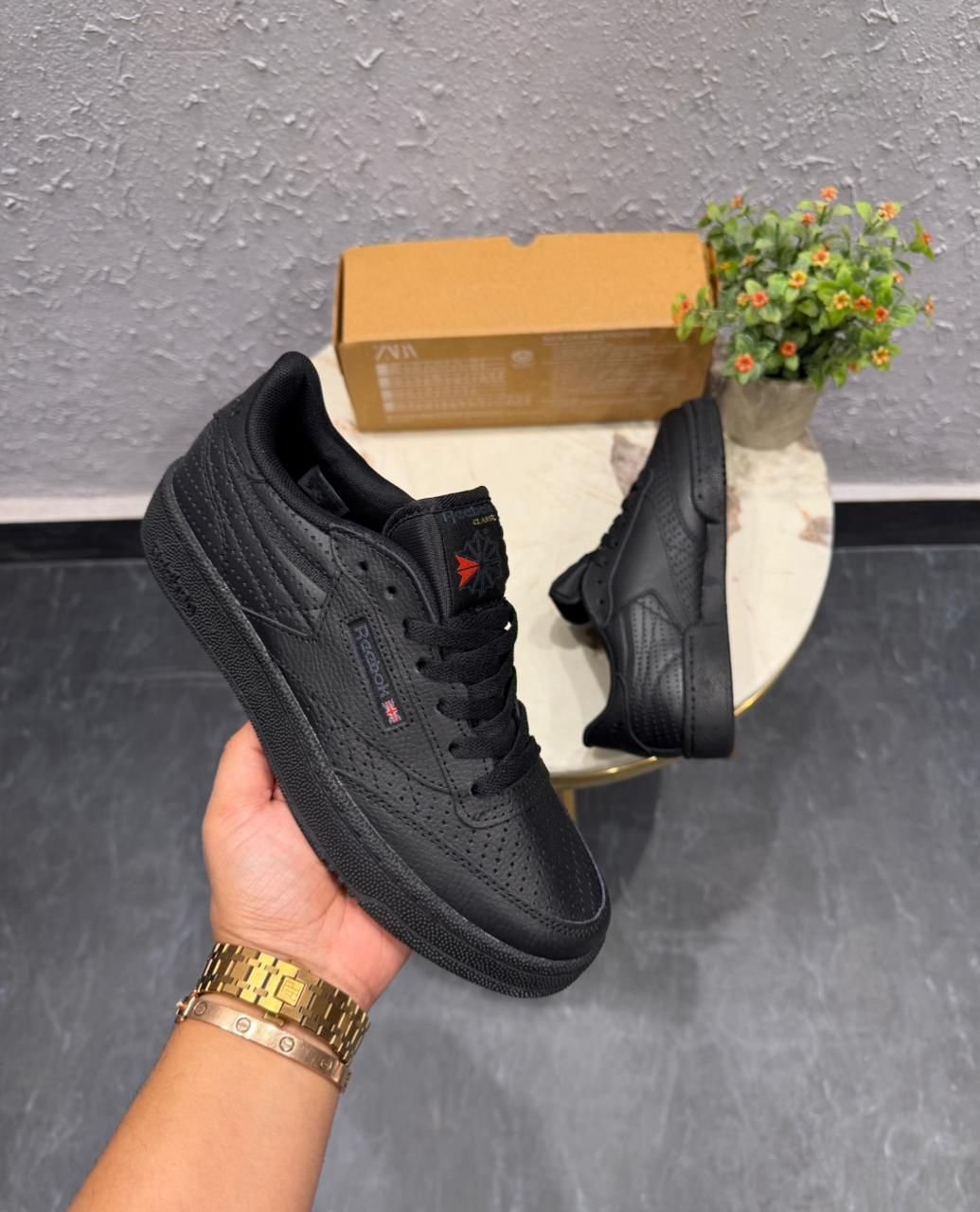 Classic Triple Black Low-Top Boys Sneakers (2) Classic Triple Black Low-Top Boys Sneakers (2)