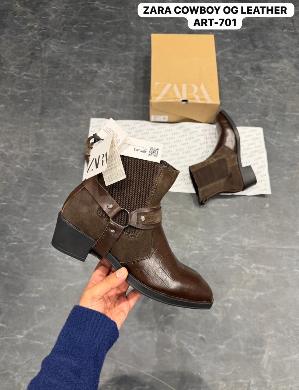 Designer Cowboy Leather Boots Premium (1)