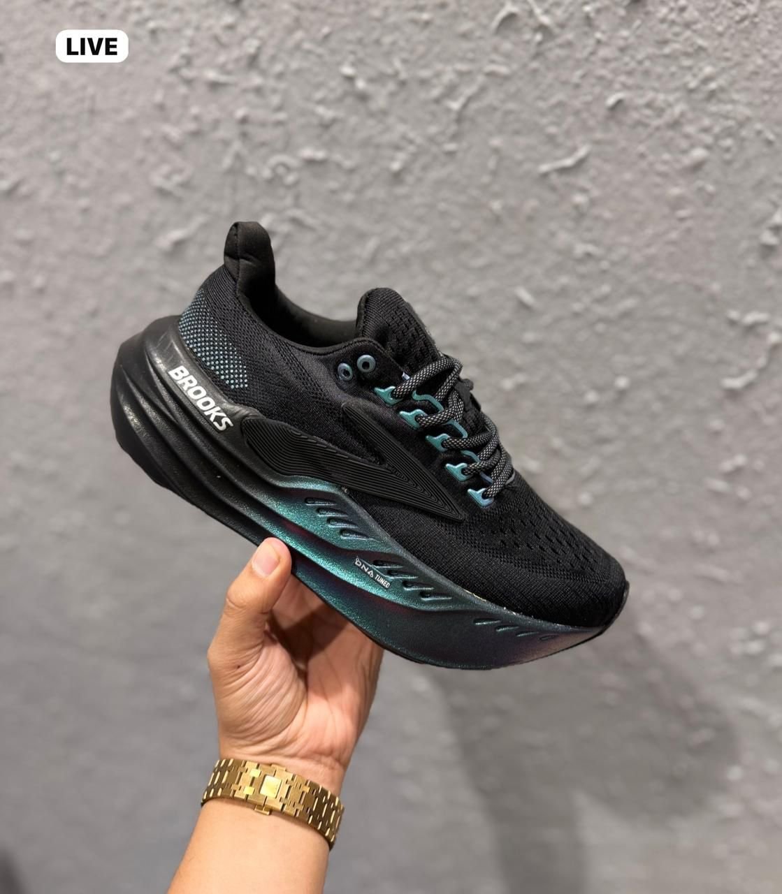 Glycerin Premium Running Black Sneakers (4) Glycerin Premium Running Black Sneakers (4)