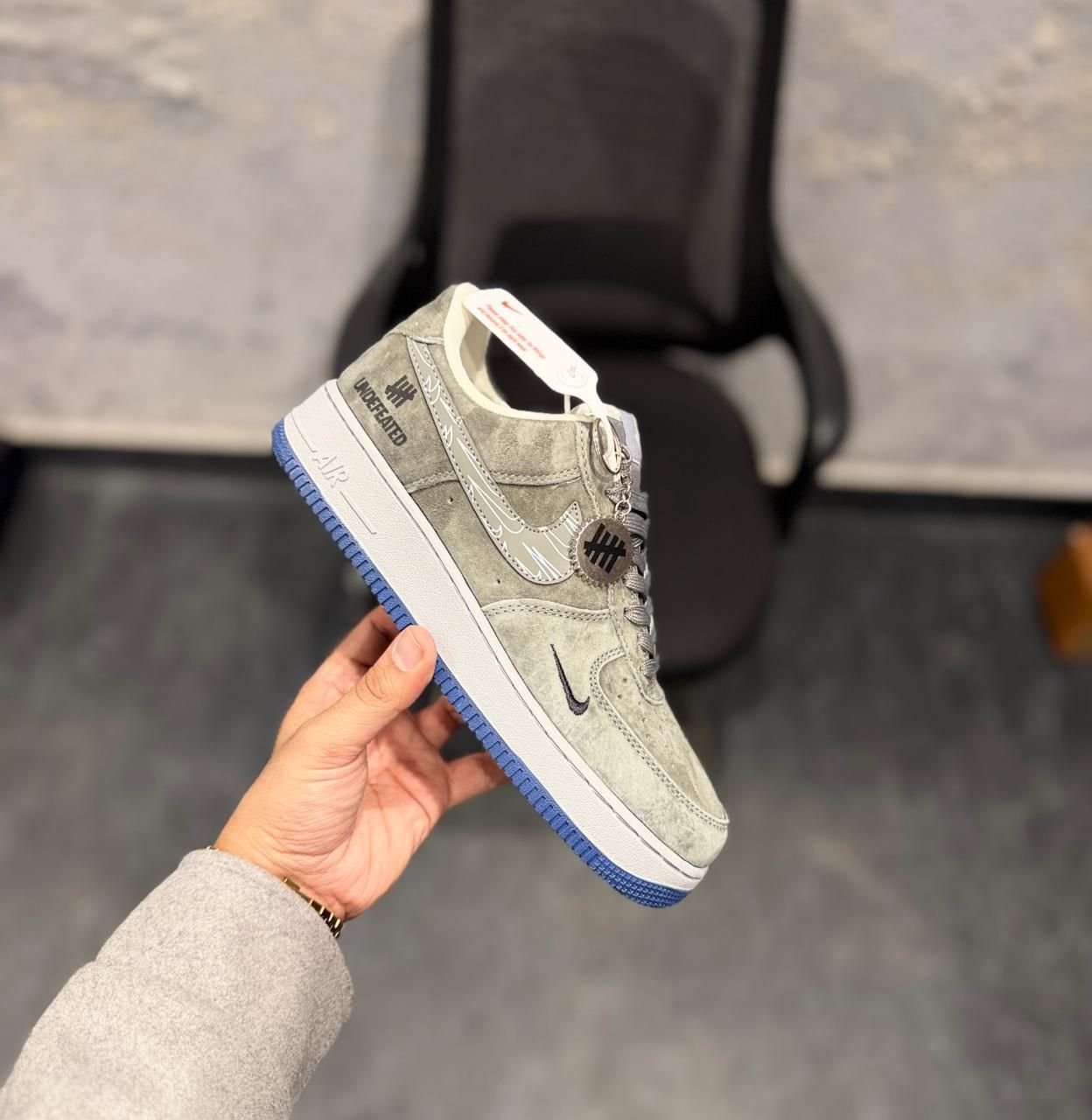 Airforce Custom Performance Keychain Grey Blue 2025 Edition (1)