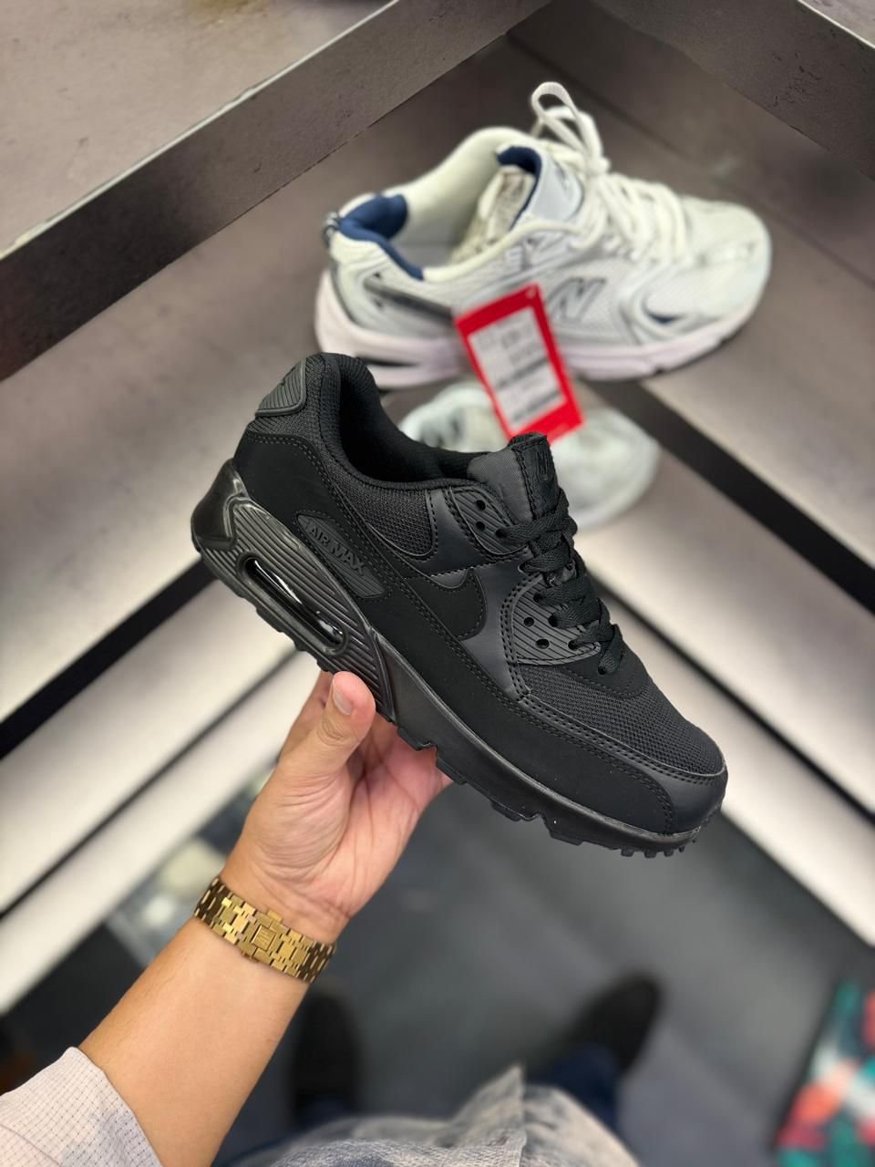 Airmax 90 Triple Black Sneakers – Clean Street Essential (2)