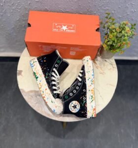 Chuck Taylor Paint Splatter Sneakers – Artistic Street Style Classic (2)