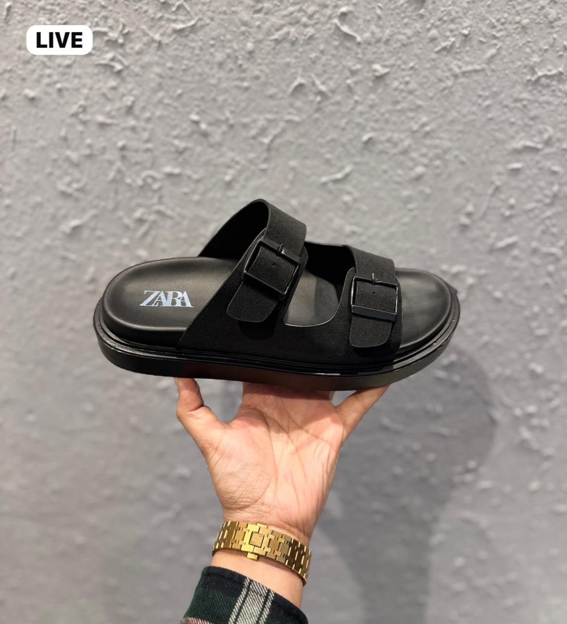 Double Strap Men’s Mules – Minimal Premium Slip-On Style (3)