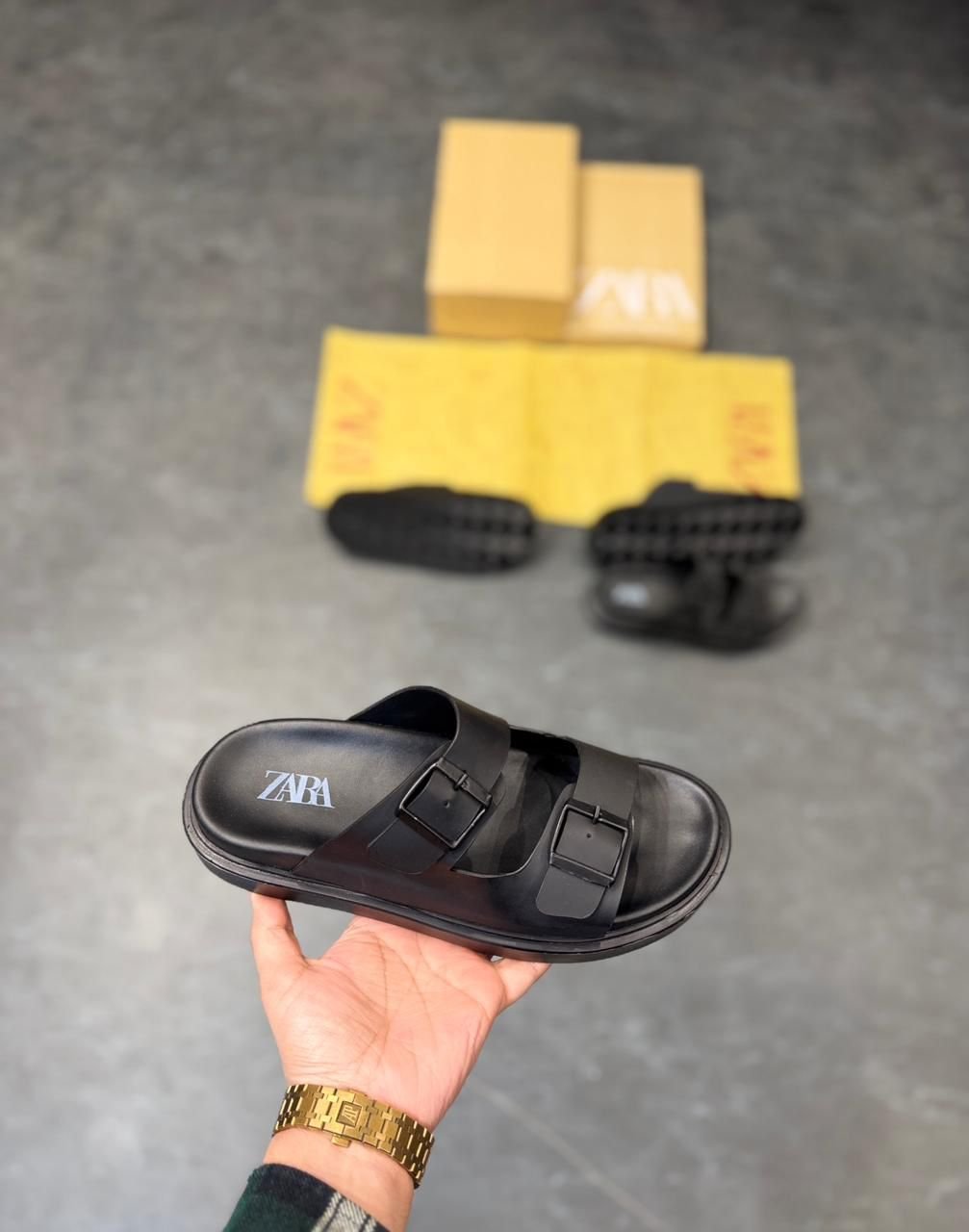 Double Strap Men’s Mules – Minimal Premium Slip-On Style (4)