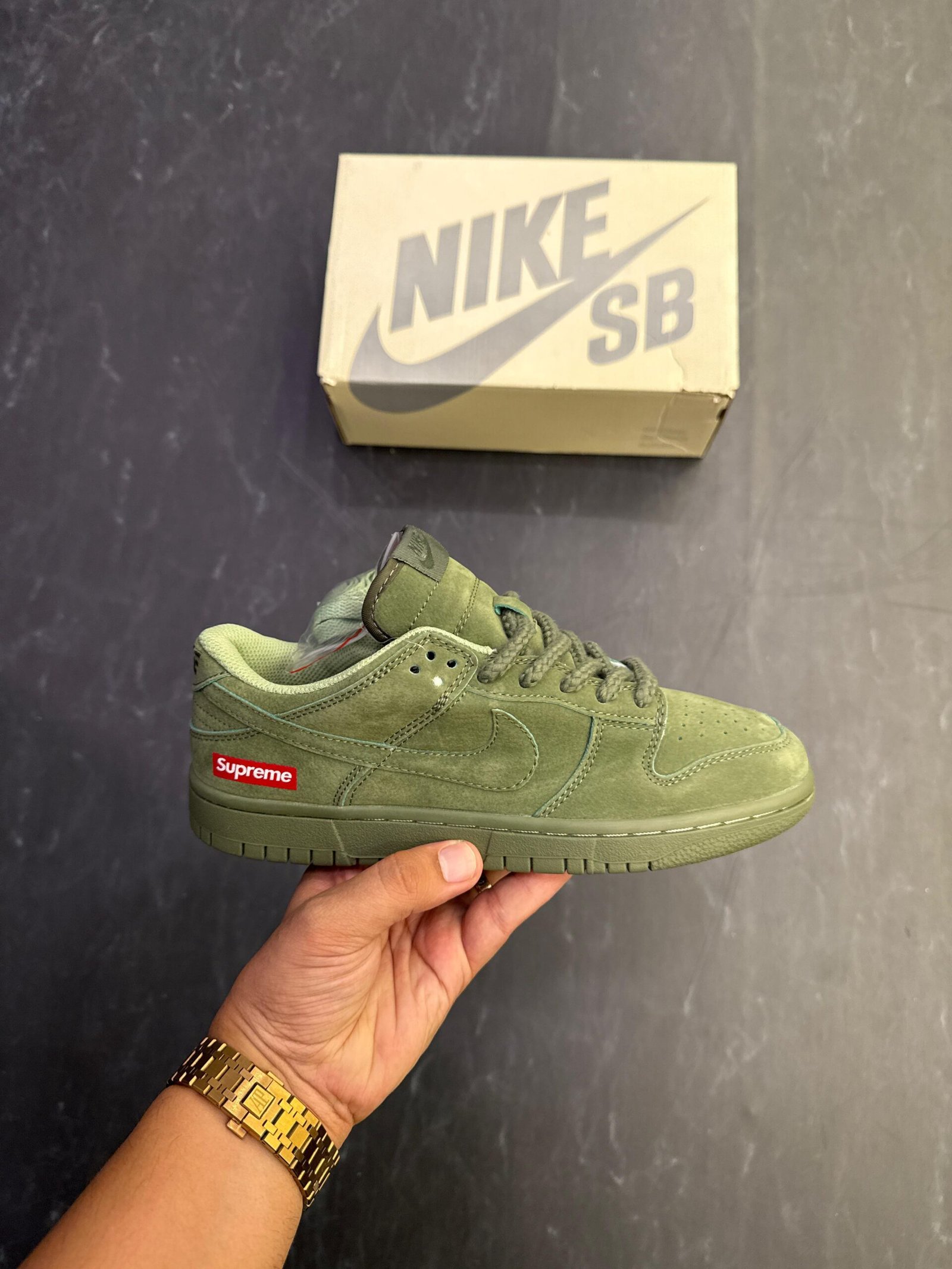 Dunk Olive Green Sneakers – Premium Street Style Classic (3)