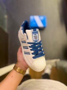 Superstar 19 White Blue Sneakers – Fresh 2025 Street Classic (1)