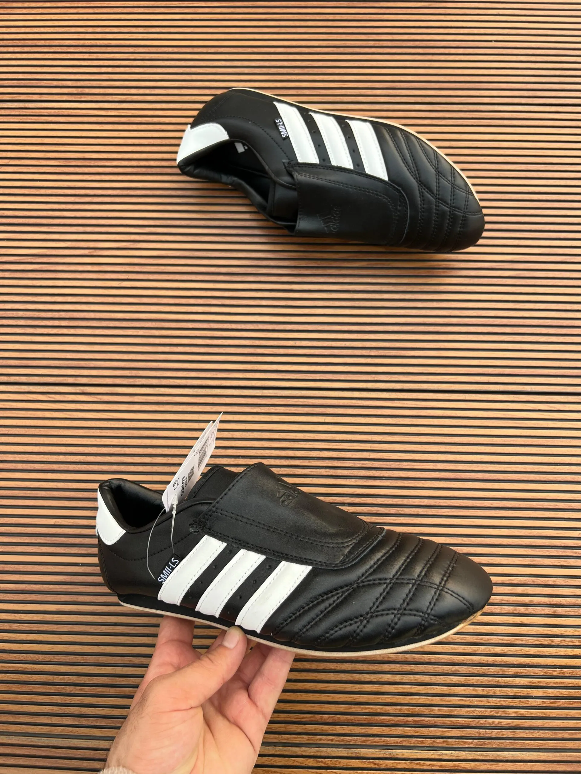 Taekwondo Black White Premium Sneakers First Copy @7ashoes