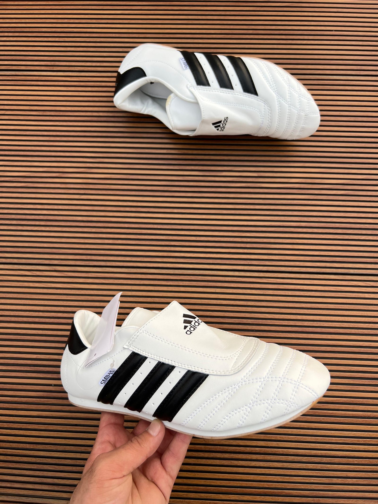 Taekwondo Black White Premium Sneakers First Copy @7ashoes
