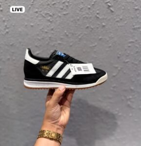 SL 72 Black Sneakers – Classic Retro Street Style