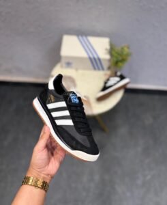 SL 72 Black Sneakers – Classic Retro Street Style