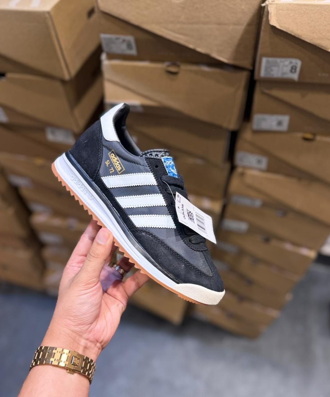 SL 72 Black Sneakers – Classic Retro Street Style (4) SL 72 Black Sneakers – Classic Retro Street Style