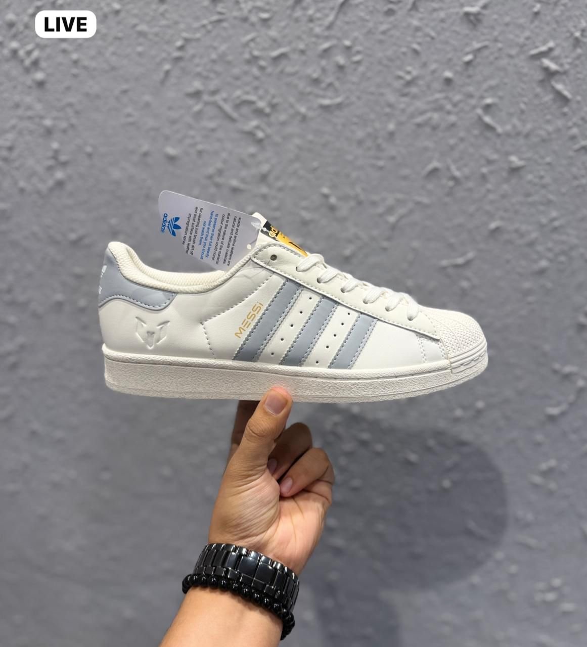 Superstar White Grey Sneakers – Classic Street Style Edition