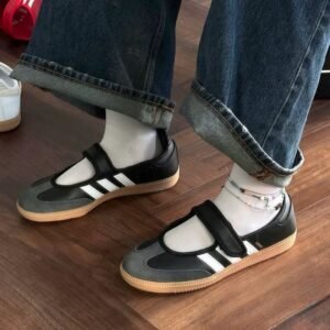 Classic Retro Mary Jane Sneakers – Stylish Casual Shoes for Girls