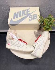 White Red Low Top Sneakers – Bold Street Style Shoes