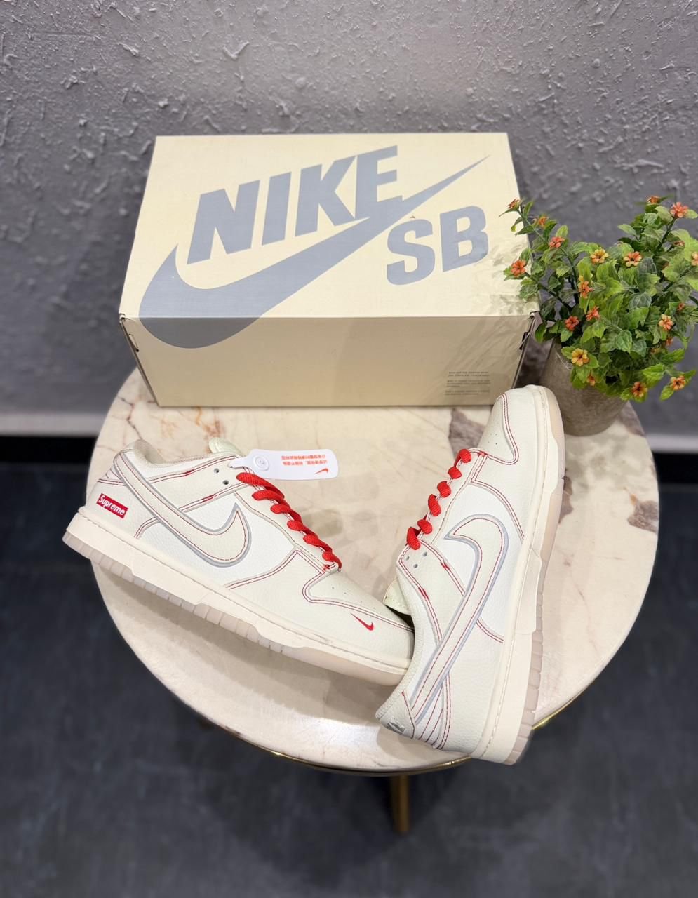 White Red Low Top Sneakers – Bold Street Style Shoes (4) White Red Low Top Sneakers – Bold Street Style Shoes