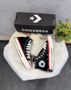 Black Sketch High Top Sneakers – Premium Comfort & Trendy Design