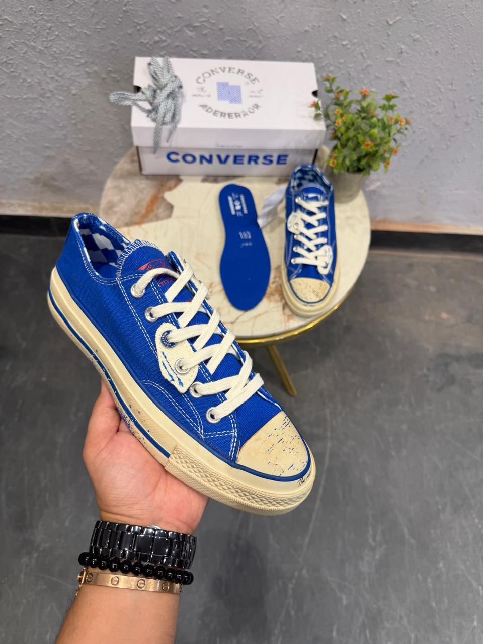 Blue Low Top Sneakers – Premium Comfort & Trendy Design
