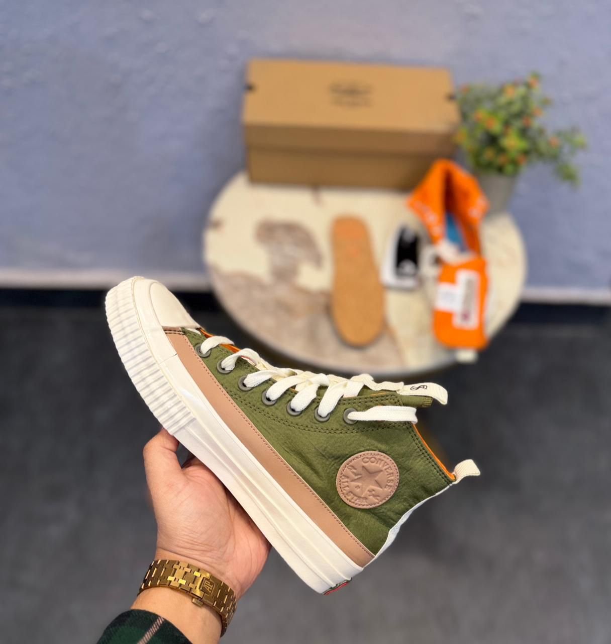 Classic Canvas High Top Sneakers – Premium Comfort & Trendy Design (3)