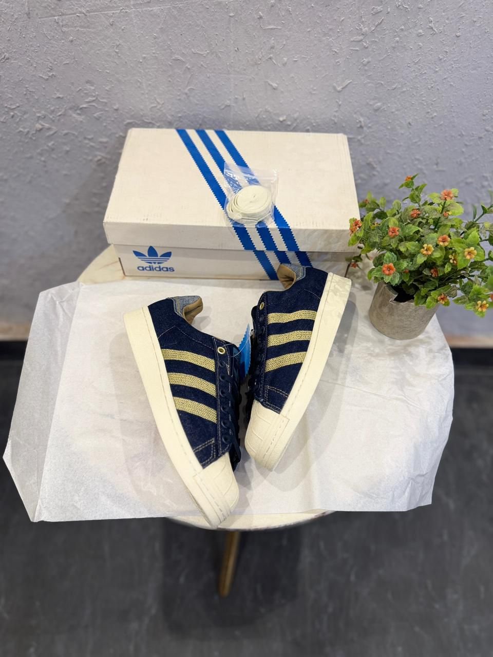 Dark Blue Denim Sneakers – Premium Comfort & Trendy Design (3) Dark Blue Denim Sneakers – Premium Comfort & Trendy Design