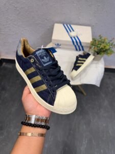 Dark Blue Denim Sneakers – Premium Comfort & Trendy Design