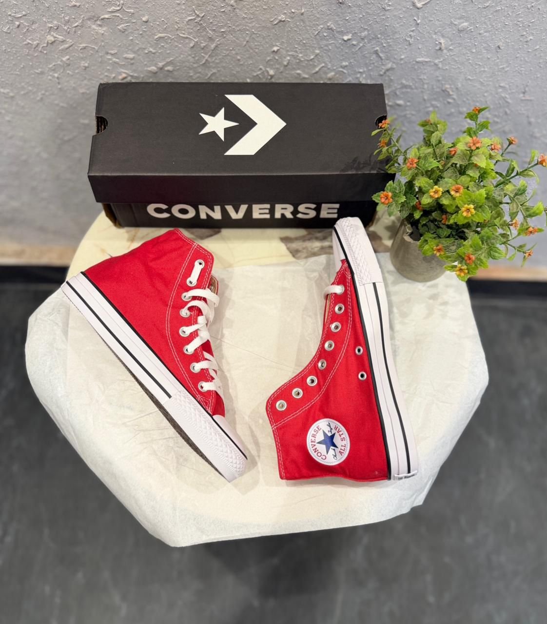 Red High Top Sneakers – Premium Comfort & Trendy Design (1)