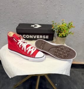 Red High Top Sneakers – Premium Comfort & Trendy Design (2)