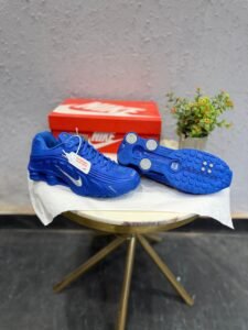 Silver Blue Performance Sneakers – Premium Comfort & Trendy Design