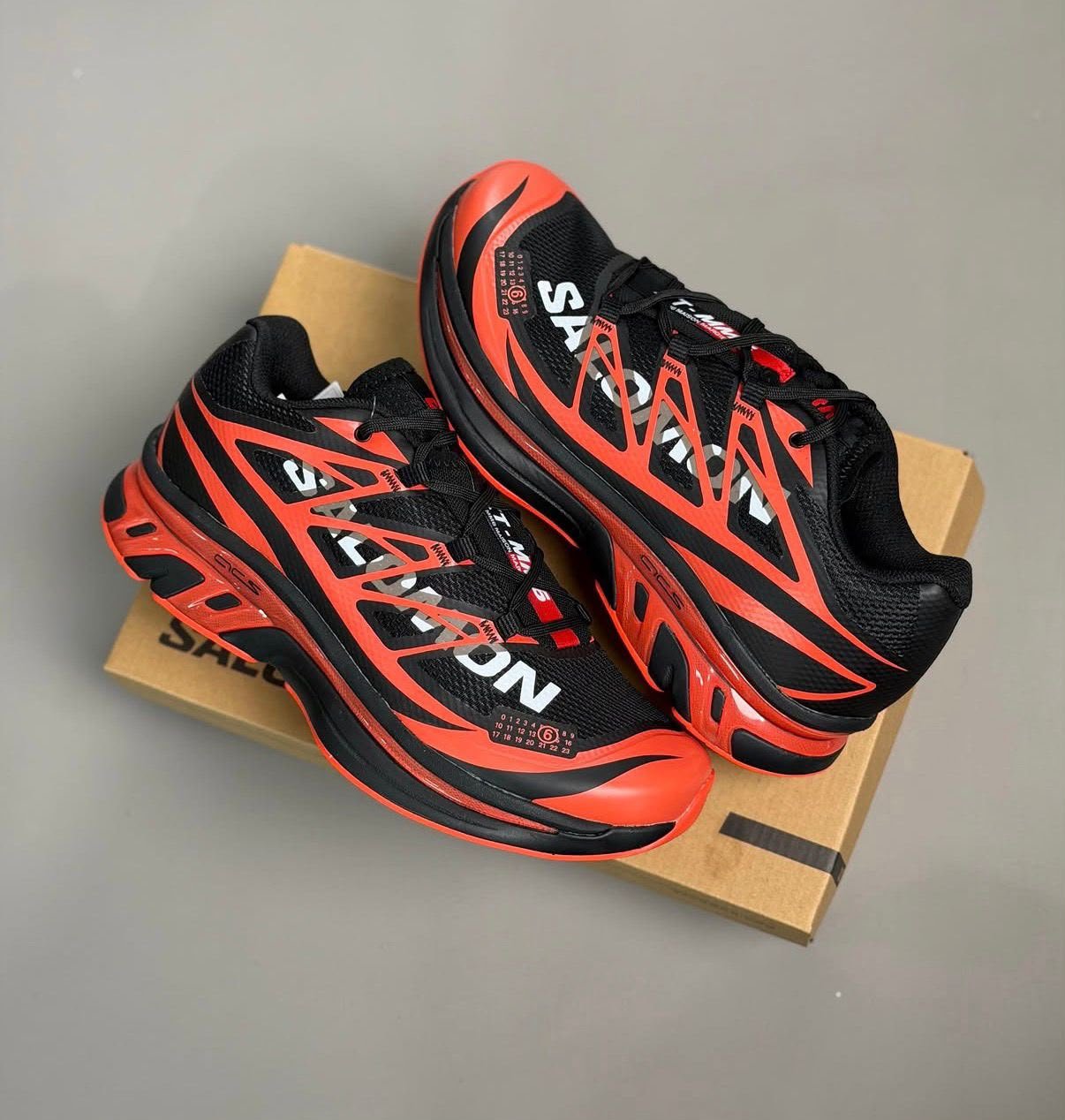 Black Orange Trail Sneakers – Rugged Comfort & Outdoor Style