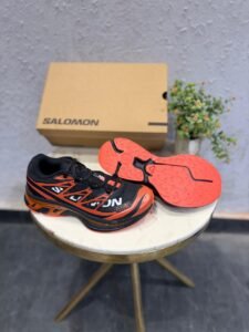 Black Orange Trail Sneakers – Rugged Comfort & Outdoor Style
