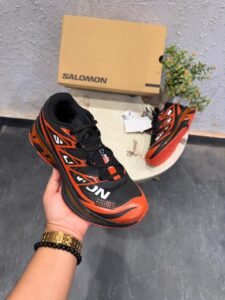 Black Orange Trail Sneakers – Rugged Comfort & Outdoor Style