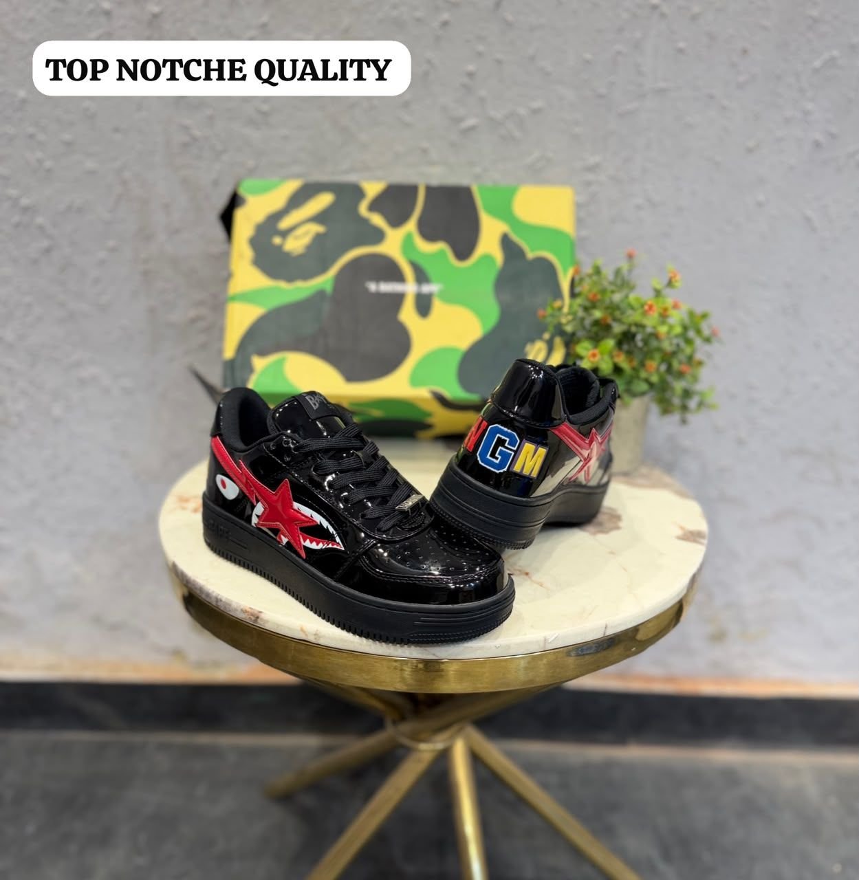Black Red Street Sneakers – Premium Comfort & Bold Urban Style