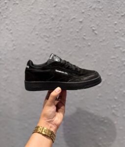 Black Suede Classic Sneakers – Premium Comfort & Timeless Style