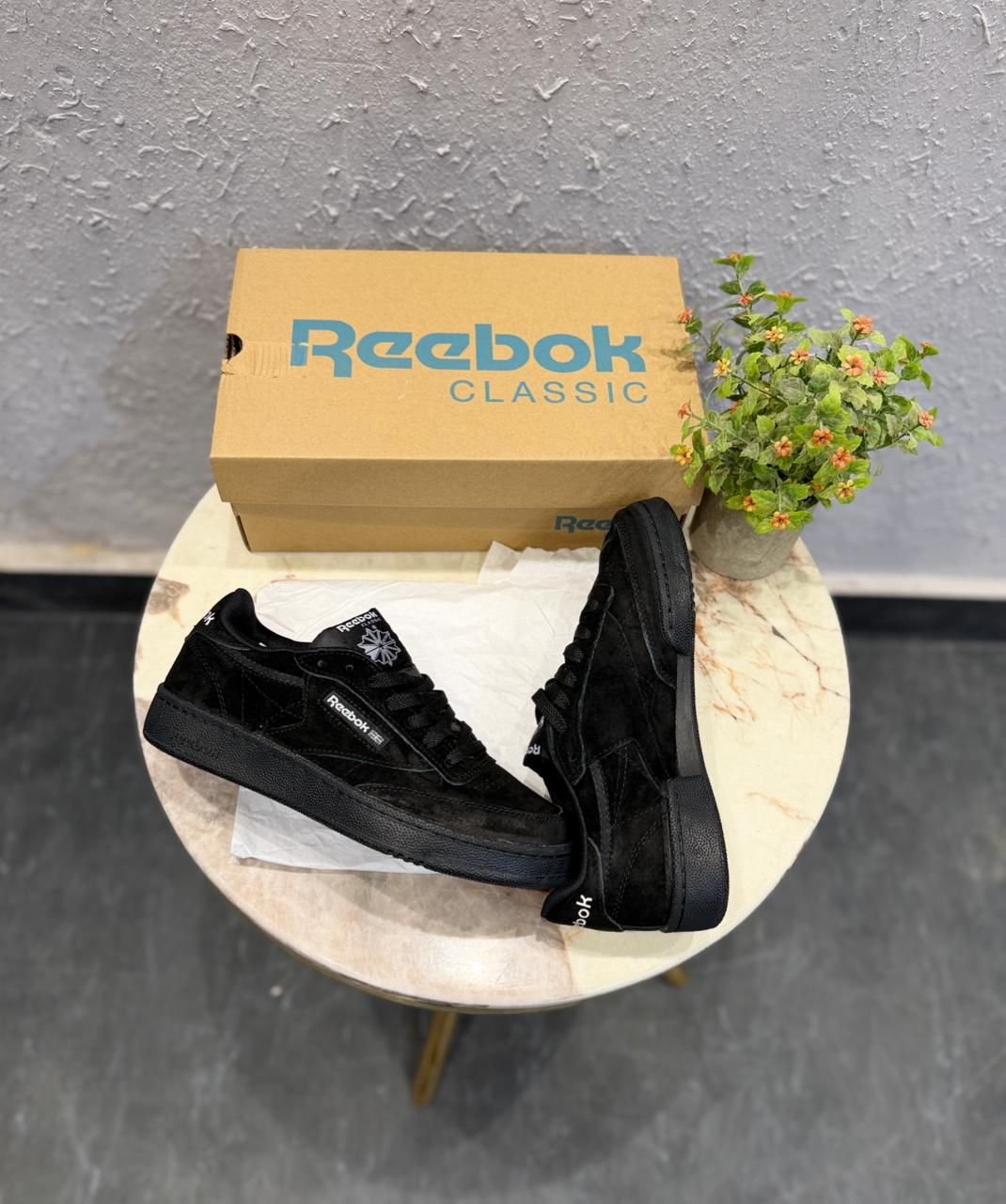 Black Suede Classic Sneakers – Premium Comfort & Timeless Style