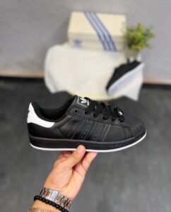 Black White Contrast Sneakers – Premium Comfort & Heritage Style