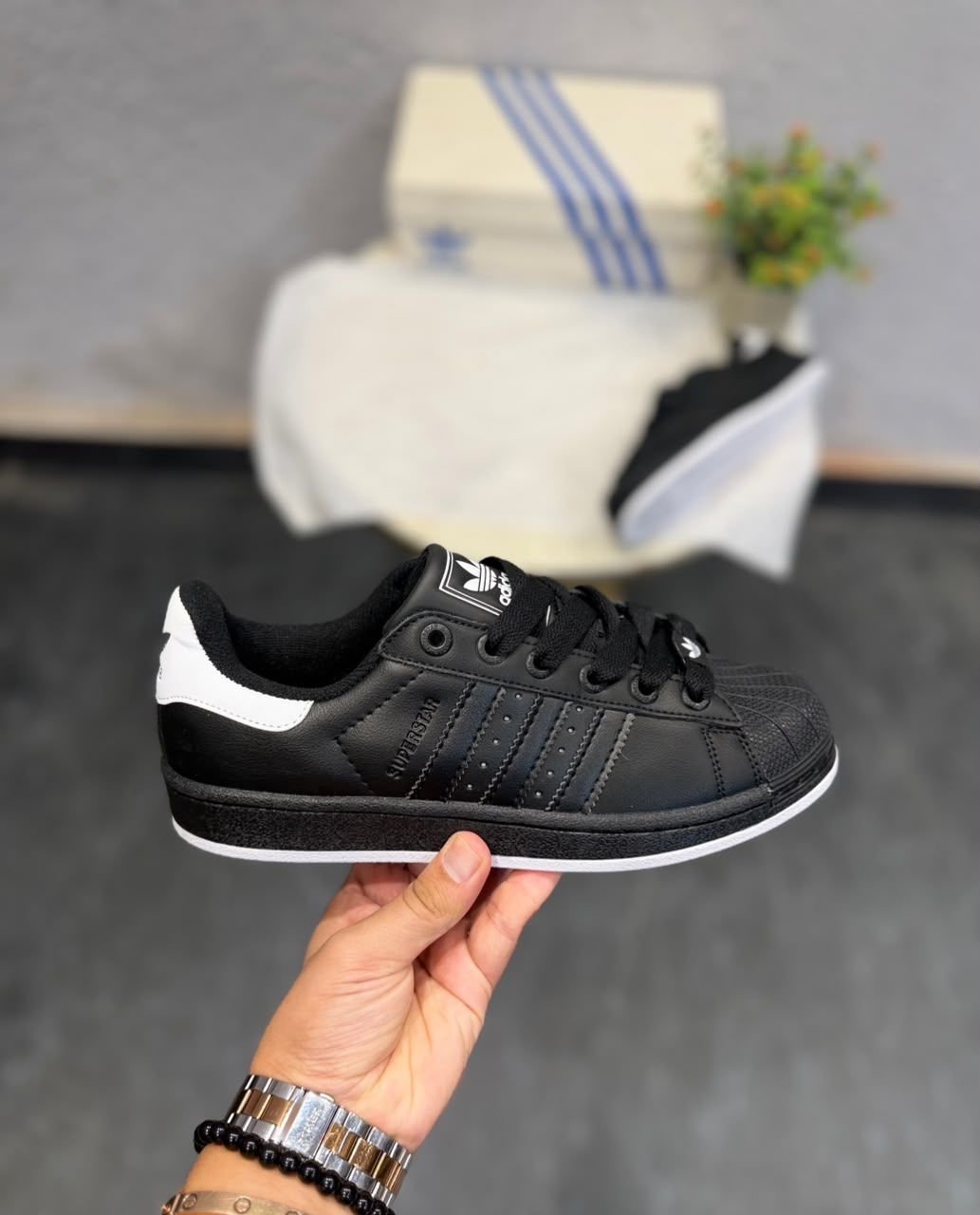 Black White Contrast Sneakers – Premium Comfort & Heritage Style