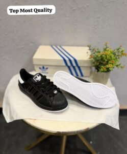 Black White Contrast Sneakers – Premium Comfort & Heritage Style